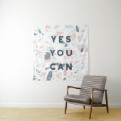 タイポグラフィ-Yes タペストリー (インサイチュ(横))