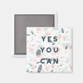 タイポグラフィ-Yes マグネット (正面/裏面)