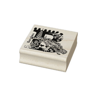 タイポグラフィB （バルセロナ：スペイン）スタンプ ラバースタンプ