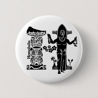 タイポグラフィH (ホノルル: 米国) 缶バッジ