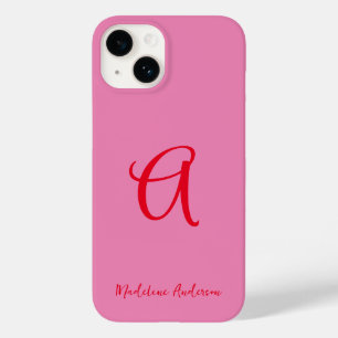 タイポグラフィPInk赤モダンフェミニン Case-Mate iPhone 14ケース