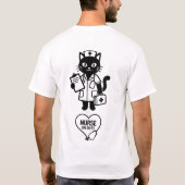 タイポグラフィTシャツデザイン Tシャツ (裏面)