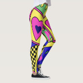 タイポップ・アートのトレギンス24SSモダンプリントパターン レギンス (右)