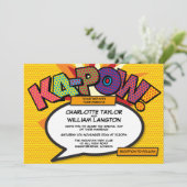 タイポモダングラフィ漫画本ポップ・アートの芸術結婚ズ 招待状 (スタンド正面)