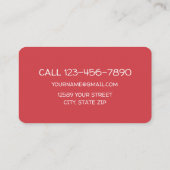 タイマッサージモバイルスパ名刺 名刺 (裏面)