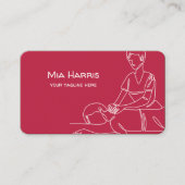 タイマッサージ名刺 名刺 (正面)