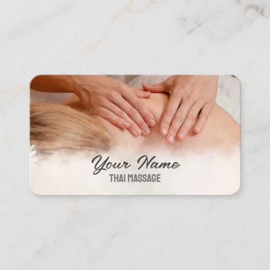 タイマッサージ 名刺 (正面)