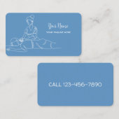 タイマッサージ 名刺 (正面/裏面)