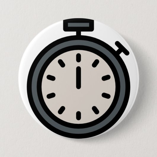 タイマー 缶バッジ (正面)