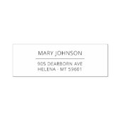 タイミニマルプエレガント差出人住所06. セルフインキングスタンプ (デザイン)