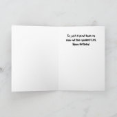 タイミングは全てドラマー誕生日カード カード (内部)