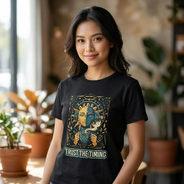 タイミングを信じて サン ムーン ローファイ コーヒー Tシャツ