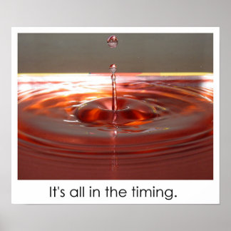 タイミング ポスター