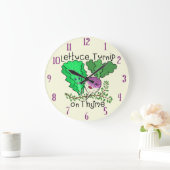 タイムおもしろいプンスクール教室のレタス・カブ ラージ壁時計 (ホーム)