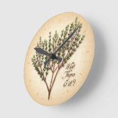 タイムって？時計 ラウンド壁時計 (傾斜)