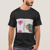 タイムと富の時計Tシャツ Tシャツ (正面)