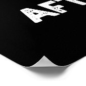 タイムの後おもしろいのタイムPun Dark BG ポスター (角)