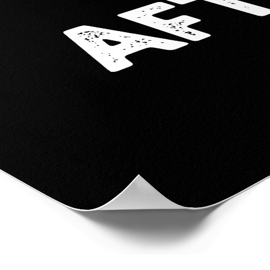 タイムの後おもしろいのタイムPun Dark BG ポスター (角)