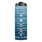 タイムやる気を起こさせるマーカー水瓶 | 水分補給 タンブラー (正面)