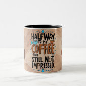 タイムやる気を起こさせるマーカー水瓶 | 水分補給 ツートーンマグカップ (中央)