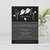 タイムアウ不気味ズ幽霊ハローウィンパーティ 招待状 (スタンド正面)