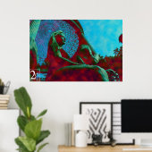 タイムウェーブ理論ガールズカスタムポスター ポスター (ホームオフィス)