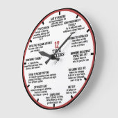 タイムウォスター ラージ壁時計 (傾斜)