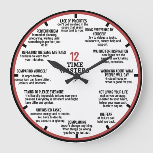 タイムウォスター ラージ壁時計 (正面)