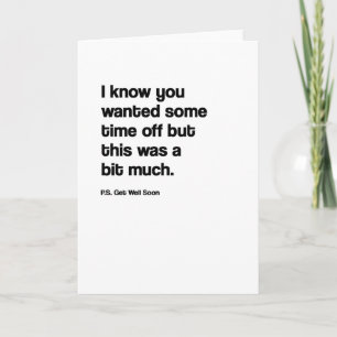 タイムオフおもしろい誕生日カード カード