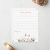 タイムカプセルの誕生日パーティーメモまたはメッセージ ノートカード (正面/裏面インサイチュ)