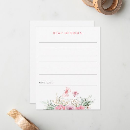 タイムカプセルの誕生日パーティーメモまたはメッセージ ノートカード (正面/裏面インサイチュ)