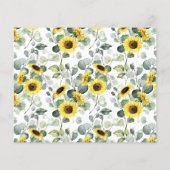 タイムカプセルアドバイスひまわりブライダルシャワーゲーム チラシ (裏面)