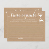 タイムカプセルアドバイスカップルは英語をシャワースペインの (正面/裏面)