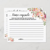 タイムカプセルアドバイスカップルは英語をシャワースペインの (正面/裏面)