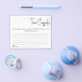 タイムカプセルアドバイスカップルブライダルシャワーカードフライ チラシ (シングル)