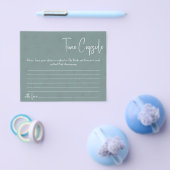 タイムカプセルアドバイスカップルブライダルシャワーカードフライ チラシ (シングル)