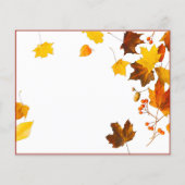 タイムカプセルアドバイスカップルブライダルシャワーカードフライ チラシ (裏面)