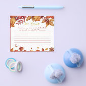 タイムカプセルアドバイスカップルブライダルシャワーカードフライ チラシ (シングル)