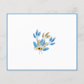 タイムカプセルアドバイスカップルブライダルシャワーカードフライ チラシ (裏面)