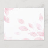 タイムカプセルアドバイスカップルブライダルシャワーカード チラシ (裏面)