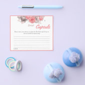 タイムカプセルアドバイスカップルブライダルシャワーカード チラシ (シングル)