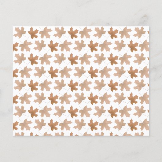 タイムカプセルアドバイスボホーオータムブライダルシャワーカード チラシ (裏面)