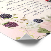 タイムカプセルストロベリーベリー第1誕生日 ポスター (角)