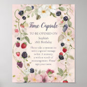 タイムカプセルストロベリーベリー第1誕生日 ポスター (正面)