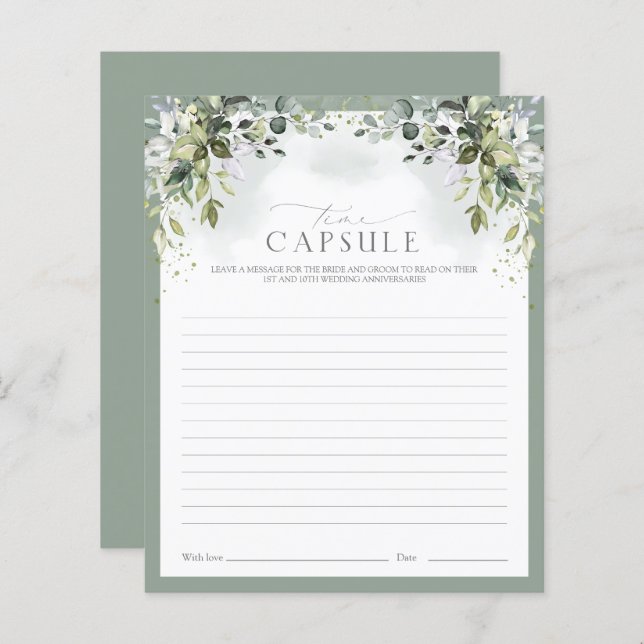 タイムカプセルダスティブルーユーカリプタスシャワーゲーム (正面/裏面)