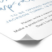 タイムカプセルトゥインクルリトルスターベビーシャワーボーイ ポスター (角)