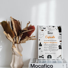 タイムカプセルハロウィーン幽霊1stバースデーゲーム ポスター