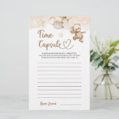 タイムカプセルベビークマ赤ちゃんシャワーゲーム (スタンド正面)