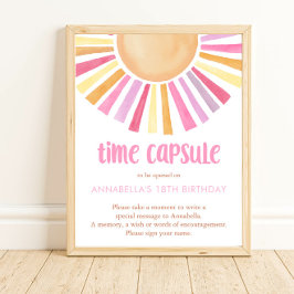 タイムカプセルボホサンシャインサンサンガールズ1st誕生日 ポスター