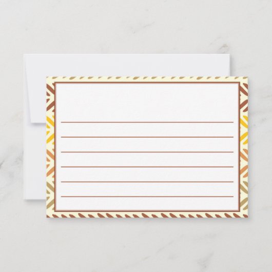 タイムカプセルボホレインボーウッドランドアニマル誕生日 ノートカード (正面)